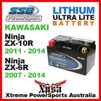SSB SUPER BIKE ULTRALITE LITHIUM BATTERY NINJA ZX-10R 2011-2014 ZX-6R 2007-2014