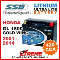 SSB 12V LITHIUM ULTRALITE 420 CCA BATTERY HONDA GL1800 GL 1800 GOLD WING 01-2014