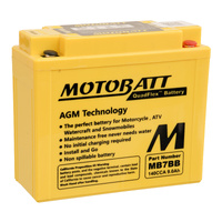 Motobatt AGM Battery for Honda CTX200 (Bushlander) 2016-2018
