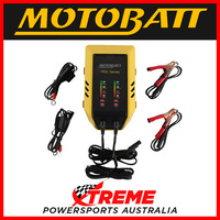 MotoBatt 12V 2.0A Dual 2-Bank Motorcycle Battery 9-Stage Charger AGM GEL CALCIUM