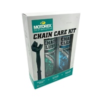 Motorex Road Chain Maintenance Pack - Road Lube, Cleaner & Chain Brush
