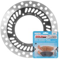 Brake Disc & Pad Front Kit for Honda CRF230F 2005-2015 2016 2017 2018 2019 2020