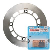 Brake Disc & Pad Front Kit for Suzuki DR200SE Trojan 1995-2019 2020 2021 2022
