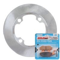 Brake Disc & Pad Left Kit for Suzuki LTF300F KING QUAD 4WD 2002-2018 2019 2020