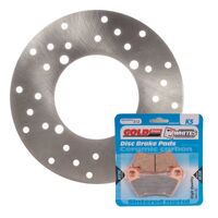 Brake Disc & Pad Front Kit for Polaris SPORTSMAN ACE 570 2014-2015