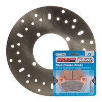 Brake Disc & Pad Front Kit for Polaris RANGER 570 MID SIZE 2014 2015 2016 2017