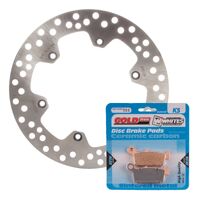 Brake Disc & Pad Rear Kit for Suzuki DRZ400E 2000-2017 2018 2019 2020 2021 2022