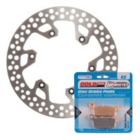 Brake Disc & Pad Rear Kit for Yamaha YZ250F 2002
