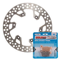 Brake Disc & Pad Rear Kit for Yamaha YZ250F 2003-2014 2015 2016 2017 2018 2019