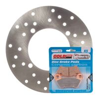Brake Disc & Pad Rear Kit for Polaris RANGER 570 MID SIZE 2014-2019 2020 2021