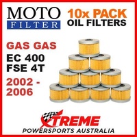 10 PACK MX MOTO FILTER OIL FILTERS GAS GAS EC400 EC 400 FSE 4T 2002-2006 ENDURO