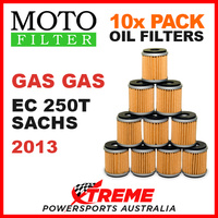 10 PACK MOTO MX OIL FILTERS GAS GAS EC250 EC 250 4T SACHS 2013 DIRTBIKE OFF ROAD