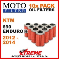 10 PACK MOTO MX OIL FILTERS KTM 690 ENDURO R 690R 2012-2014 MOTORCYCLE OFF ROAD