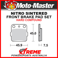 Moto-Master Yamaha YFM250 Big Bear 06-09 Nitro Sintered Hard Front Brake Pads 091021