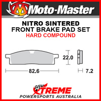 Moto-Master Yamaha YZ80LW Big Wheel 1994-2001 Nitro Sintered Hard Front Brake Pad 091221