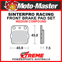 Moto-Master Kawasaki KX100 89-06 Racing Sintered Medium Rear Brake Pads 091411