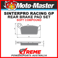 Moto-Master Honda XR250R 1990-2004 Racing GP Sintered Soft Rear Brake Pads 091812