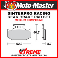 Moto-Master For Suzuki RM125 1989-1990 Racing Sintered Medium Rear Brake Pad