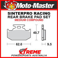 Moto-Master For Suzuki RM125 1991-1995 Racing Sintered Medium Rear Brake Pad 092811