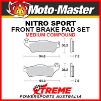 Moto-Master Husqvarna TE510 2004-2010 Nitro Sport Sintered Medium Front Brake Pads
