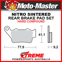 Moto-Master Husqvarna CR360 1995 Nitro Sintered Hard Rear Brake Pads 093221