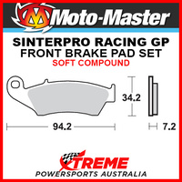 Moto-Master For Suzuki RM125 1996-2012 Racing GP Sintered Soft Front Brake Pad 093412
