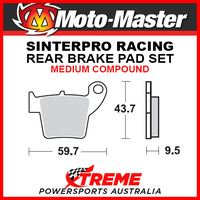 Moto-Master Honda CR125R 2002-2007 Racing Sintered Medium Rear Brake Pads 094311
