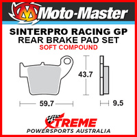 Moto-Master Honda CRF250R 2004-2018 Racing GP Sintered Soft Rear Brake Pads 094312