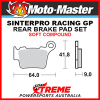 Moto-Master KTM 125 SX 2004-2018 Racing GP Sintered Soft Rear Brake Pad 094412