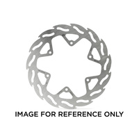 MotoMaster 110225 Ducati Monster 620 Dark Dual Disc 05-06 Rear Flame Brake Rotor