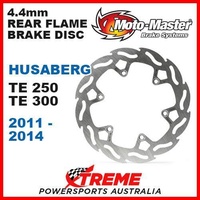 MOTO MASTER MX 4.4mm REAR FLAME BRAKE ROTOR HUSABERG TE250 TE300 TE 2011-2014
