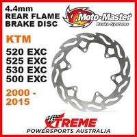 MOTO MASTER MX 4.4mm REAR FLAME BRAKE ROTOR KTM 500 520 525 530 EXC 2000-2015