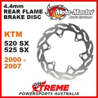 MOTO MASTER MX 4.4mm REAR FLAME BRAKE ROTOR KTM 520SX 525SX 520 525 SX 2000-2007
