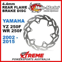 MOTO MASTER 4.4mm REAR FLAME BRAKE ROTOR YAMAHA WR250F YZ250F WRF YZF 02-2015