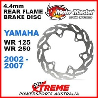 MOTO MASTER 4.4mm REAR FLAME BRAKE ROTOR YAMAHA WR125 WR250 WR 125 250 2002-2007