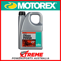 Motorex 4L Fully Synthetic Cross Power 2T Low Smoke Motor Oil MCP2T4