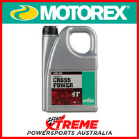 Motorex 4L 10W60 4T Fully Synthetic Cross Power Motor Oil MCP4T10604