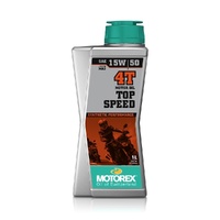 Motorex 1L 15W50 Synthetic Performance Top Speed 4T Motor Oil