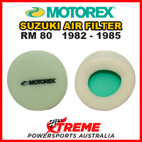 Motorex For Suzuki RM80 RM 80 80cc 1982-1985 Foam Air Filter Dual Stage