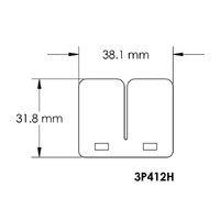 Moto Tassinari 3P412H VForce3  Reed Petals for Block V355A V355B