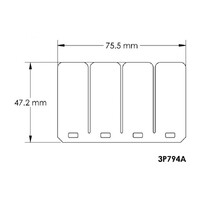 Moto Tassinari 3P794A  VForce3  Reed Petals for Block V3110-87