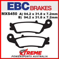 EBC Yamaha YZ125 2008-2018 MXS Sintered Race Front Brake Pad Set MXS450