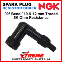 NGK LD05F Spark Plug Resistor Cover Cap 90 Degree 5K Ohm 10mm, 12mm Thread