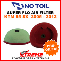 No Toil KTM 85SX 85 SX 2005-2012 Super Flo Flame Resistant Air Filter Element 
