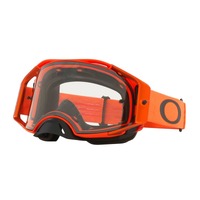 Oakley Airbrake MX Moto Orange Goggles with Clear Lens
