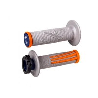 ODI MX V2 EMIG Pro Lock-On Grip Grey / Orange 2T / 4T Stroke