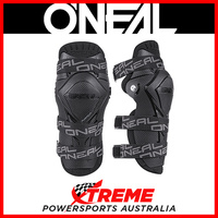 O'Neal Pumpgun MX Motocross Knee Guards Carbon Look Adult Protector