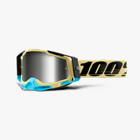 100 Percent RACECRAFT2 MX MTB Airblast Adult Goggles w/ Silver Iridium Lens