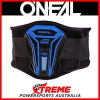 Oneal Adult PXR Kidney Belt Black/Blue MX Motocross Protection Dirt Bike
