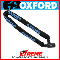 Oxford Security 2m x 10mm Black GP 10 Square Link Chain & Integral Lock MX Bike